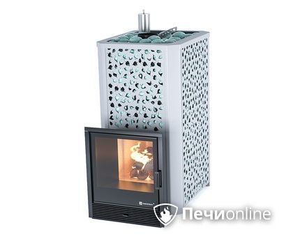 Дровяная печь-каменка ИзиСтим Ялта 35 (Березовый лист), AISI 321 в Красноуфимске